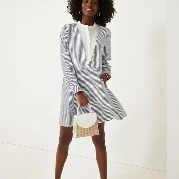 Pomander Place Blue Striped Lottie Dress Tuckernuck - Picture 1 of 4